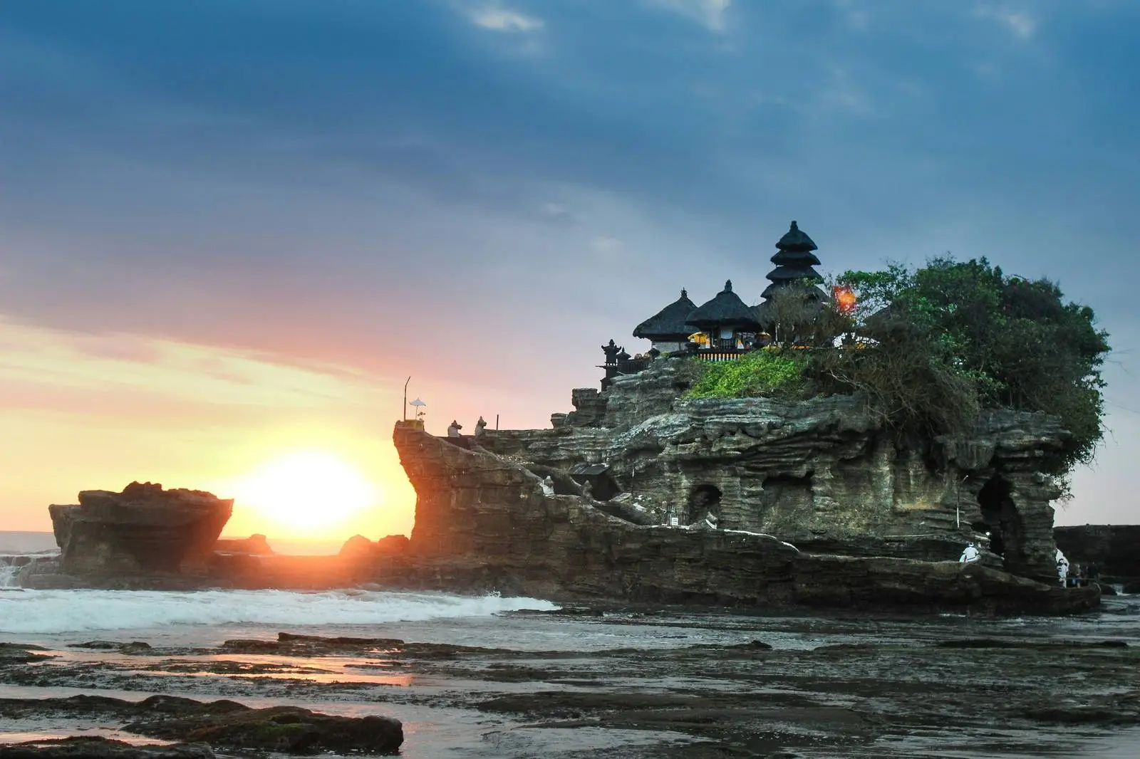 Tanah Lot at sunset